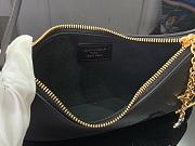 Louis Vuitton LV Pochette Bloom Black Bag 23x10x4cm - 3