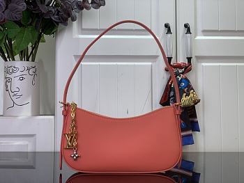 Louis Vuitton LV Pochette Bloom Pink Bag 23x10x4cm
