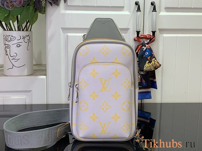 Louis Vuitton LV Avenue Slingbag Gray/Yellow 33x16x5.7cm - 1
