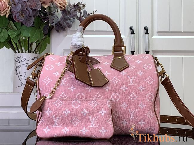 Louis Vuitton LV Speedy P9 Bandoulière 30 Pink Brown 32x22.5x18cm - 1