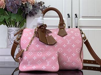 Louis Vuitton LV Speedy P9 Bandoulière 30 Pink Brown 32x22.5x18cm