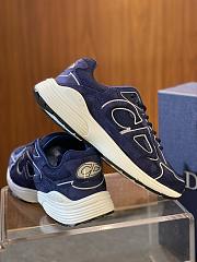 Dior B30 Countdown Sneaker Navy Blue Suede - 2