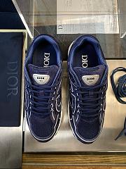 Dior B30 Countdown Sneaker Navy Blue Suede - 4