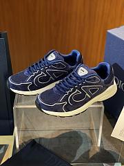 Dior B30 Countdown Sneaker Navy Blue Suede - 5