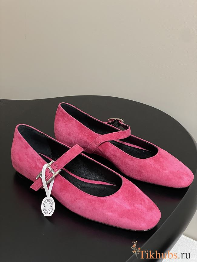 Hermes Jane Ballerinas Fuchsia - 1