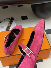 Hermes Jane Ballerinas Fuchsia - 5