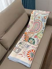 Hermes White Blue 140x140cm - 2