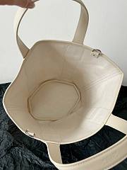 Goyard Goyardine White Canvas Belharra PM Tote 24x18x14cm - 4