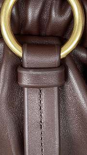 Miu Miu Joie Shoulder Bag Brown Nappa 32x16x10.5cm - 6