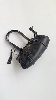 Miu Miu Joie Shoulder Bag Black Nappa 32x16x10.5cm - 3