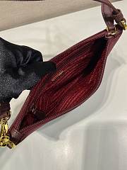 Prada Re-Nylon Burgundy Pouch 24.5x14.5cm - 5