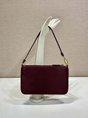 Prada Re-Nylon Burgundy Pouch 24.5x14.5cm - 3