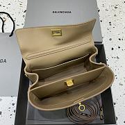 Balenciaga Rodeo Handbag Mini Beige Calfskin Gold 22.8x9.9x8.3cm - 5