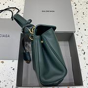 Balenciaga Rodeo Handbag Mini Green Calfskin Gold 22.8x9.9x8.3cm - 6
