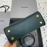 Balenciaga Rodeo Handbag Mini Green Calfskin Gold 22.8x9.9x8.3cm - 4