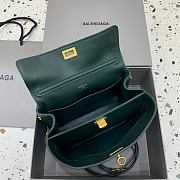 Balenciaga Rodeo Handbag Mini Green Calfskin Gold 22.8x9.9x8.3cm - 2