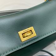 Balenciaga Rodeo Handbag Mini Green Calfskin Gold 22.8x9.9x8.3cm - 3