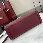 Gucci Padlock Medium Top Handle Red Bag 25.5x17.5x10cm - 5