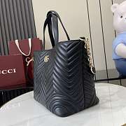 Gucci Medium Betty Shopper Black 28x24x16cm - 6