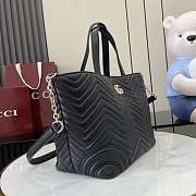 Gucci Medium Betty Shopper Black 28x24x16cm - 4