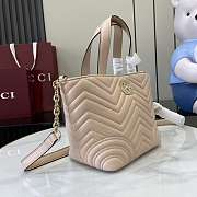 Gucci Small Betty Light Pink Tote Bag 18x18x12.5cm - 3