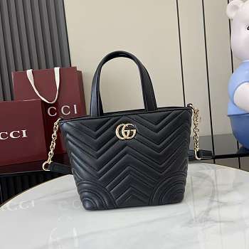 Gucci Small Betty Black Tote Bag 18x18x12.5cm