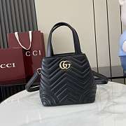 Gucci Small Betty Black Tote Bag 18x18x12.5cm - 6