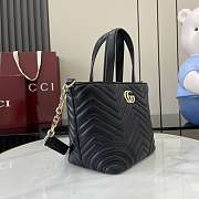 Gucci Small Betty Black Tote Bag 18x18x12.5cm - 4