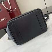 Gucci Small Betty Black Tote Bag 18x18x12.5cm - 3