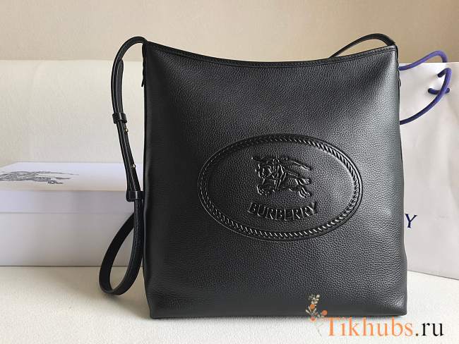 Burberry Small Highlands Black Shoulder Bag 28.5x11.5x31cm - 1