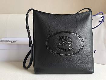 Burberry Small Highlands Black Shoulder Bag 28.5x11.5x31cm