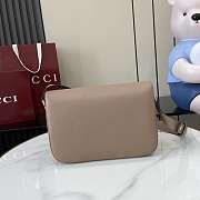 Gucci Horsebit 1955 Soft Medium Shoulder Bag Taupe 26x17.5x10cm - 6