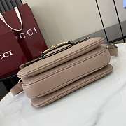 Gucci Horsebit 1955 Soft Medium Shoulder Bag Taupe 26x17.5x10cm - 4