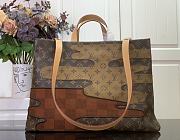 Louis Vuitton LV Shopper Tote MM Brown 40x32x16cm - 4