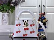 Louis Vuitton LV Mini Capucines White Cherry 21x8x13.6cm - 1