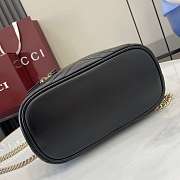Gucci Marmont Vanity Case Black 19x11.5x9cm - 6