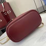 Gucci Marmont Vanity Case Red 19x11.5x9cm - 6