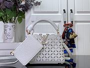 Louis Vuitton LV Mini Capucines White Lily 21x14x8cm - 1