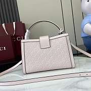 Gucci Padlock Medium Top Handle Light Pink Bag 25.5x17.5x10cm - 2