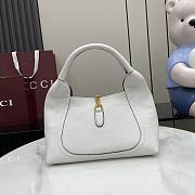 Gucci Softbit Medium Top Handle Bag White 27.5x21x16cm - 4