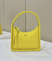 Fendi Mini Fendessence Yellow Leather Bag 28x20.5x7cm - 1