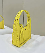 Fendi Mini Fendessence Yellow Leather Bag 28x20.5x7cm - 6