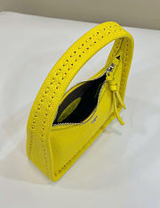 Fendi Mini Fendessence Yellow Leather Bag 28x20.5x7cm - 5