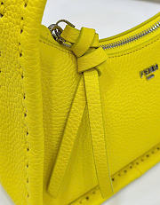 Fendi Mini Fendessence Yellow Leather Bag 28x20.5x7cm - 3