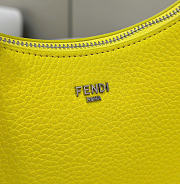 Fendi Mini Fendessence Yellow Leather Bag 28x20.5x7cm - 2