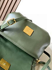 Loewe Puffer Goya Green Lambskin 20x13x6cm - 5