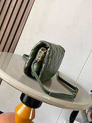 Loewe Puffer Goya Green Lambskin 20x13x6cm - 4