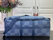 Louis Vuitton LV Keepall Cargo 50 Denim Blue 52x23x29cm - 5