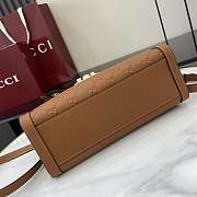 Gucci Padlock Medium Top Handle Brown 25.5x17.5x10cm - 4