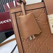 Gucci Padlock Medium Top Handle Brown 25.5x17.5x10cm - 6